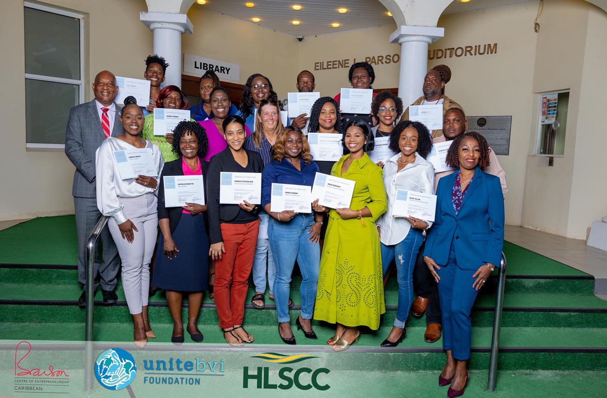 21 BVI entrepreneurs receive certificates after completing Branson Centre of Entrepreneurship’s four-month accelerator programme