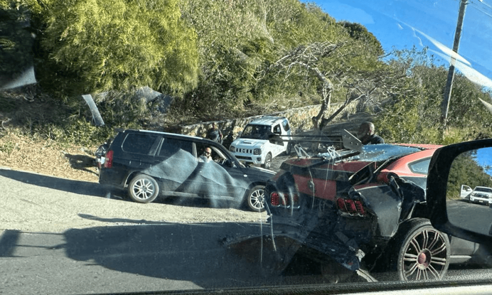 Vehicles involved in accident at Havers