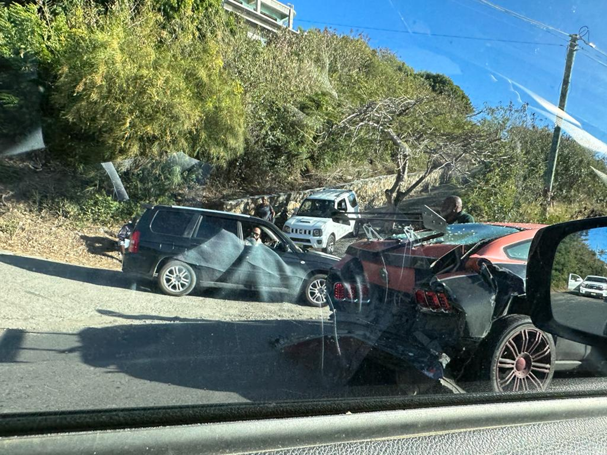 Vehicles involved in accident at Havers