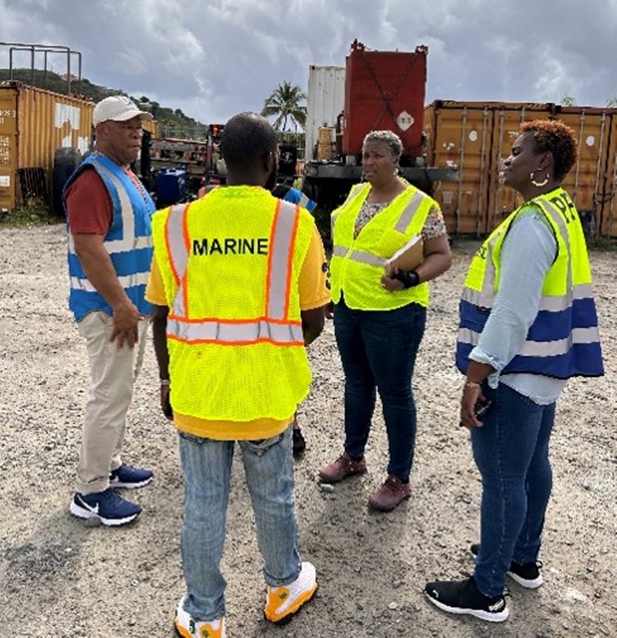 BVI Port Authority (BVIPA) officials discuss Port Purcell business