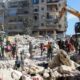 Volunteers conduct searches in the aftermath of the Turkey-Syria earthquake