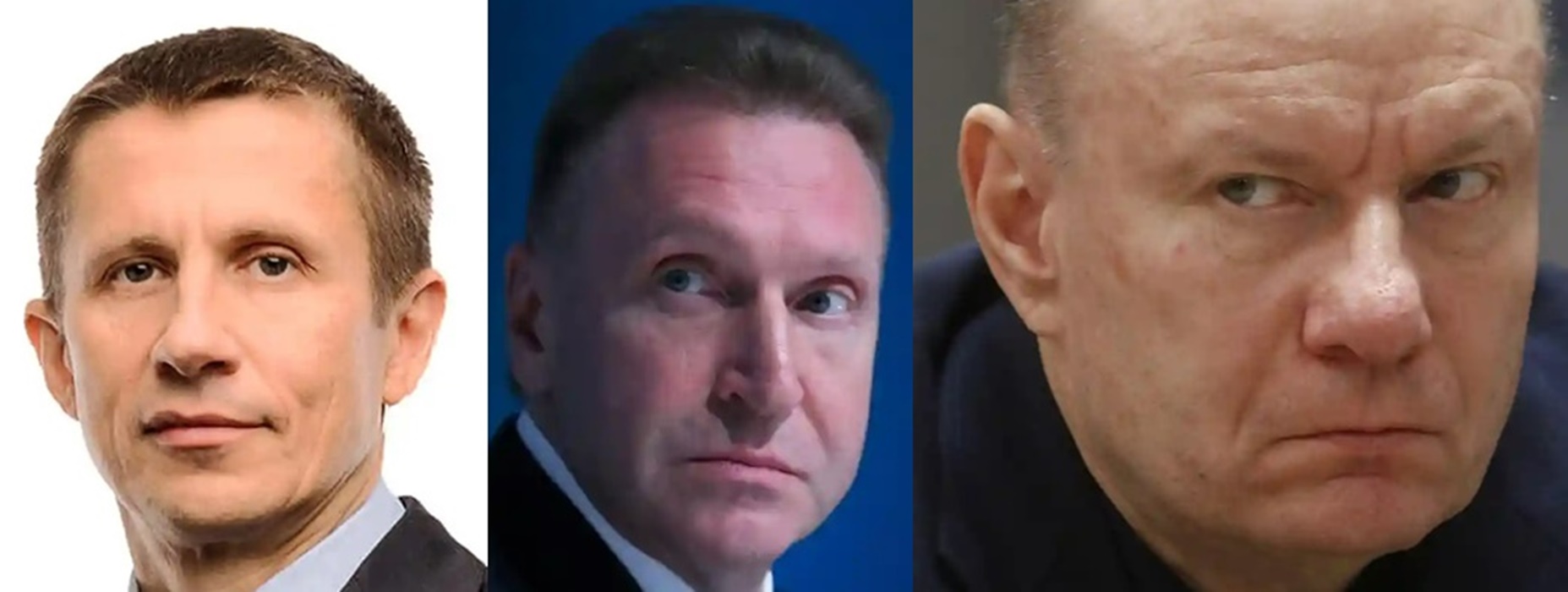 Russsian oligarchs Alexander Frolov, Igor Shuvalov and Vladimir Potanin