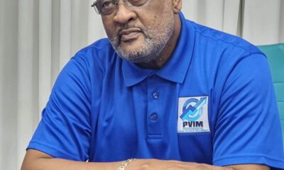 Chairman of the PVIM Ronnie W. Skelton at his party's press conference.