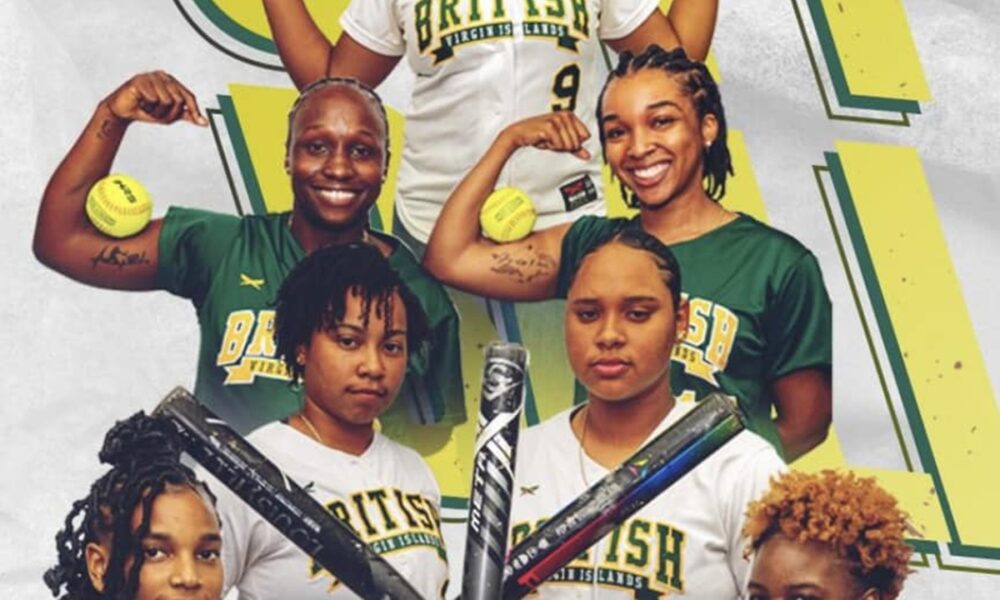 BVI women's softball team