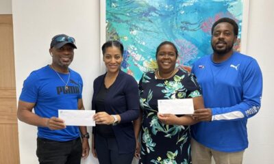 From left: Willis Todman, Treasurer BVIAA; Charlie Stanislauus, Administrative Officer, Unite BVI; Dawn Crabbe-Herbert, Consulting Services; Steve Augustine, President BVIAA.