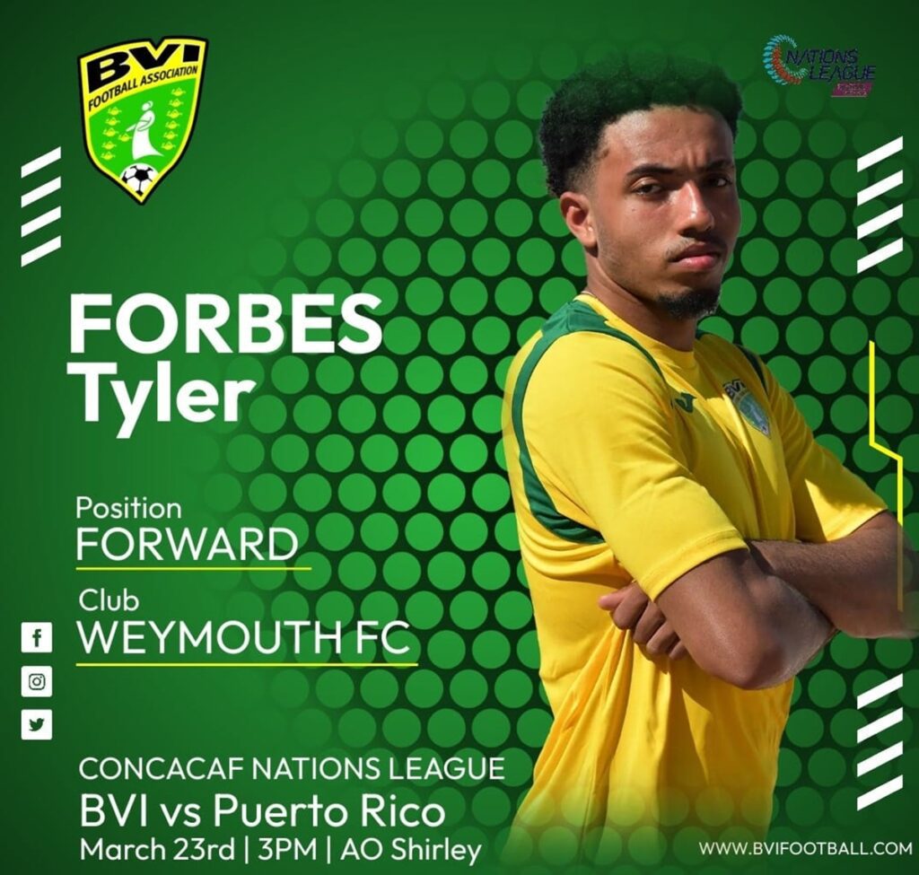 Senior player Forbes Tyler