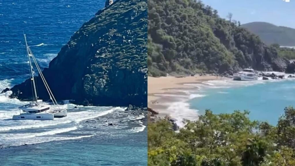 Two Boats Run Aground in the territory Amid Windy Conditions