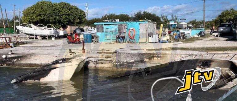Two Boats from Kelly’s Land & Sea Tours Burnt in Anegada