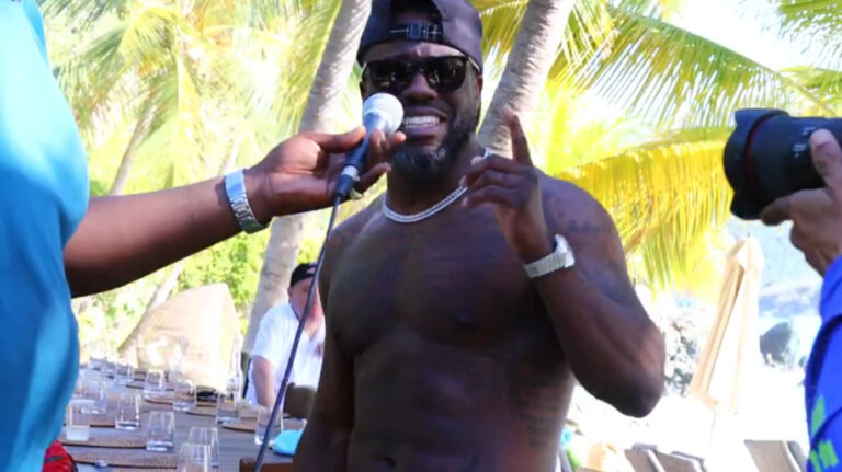 Kevin Hart Celebrates Bill “Perky” Perkins Birthday on Moskito Island