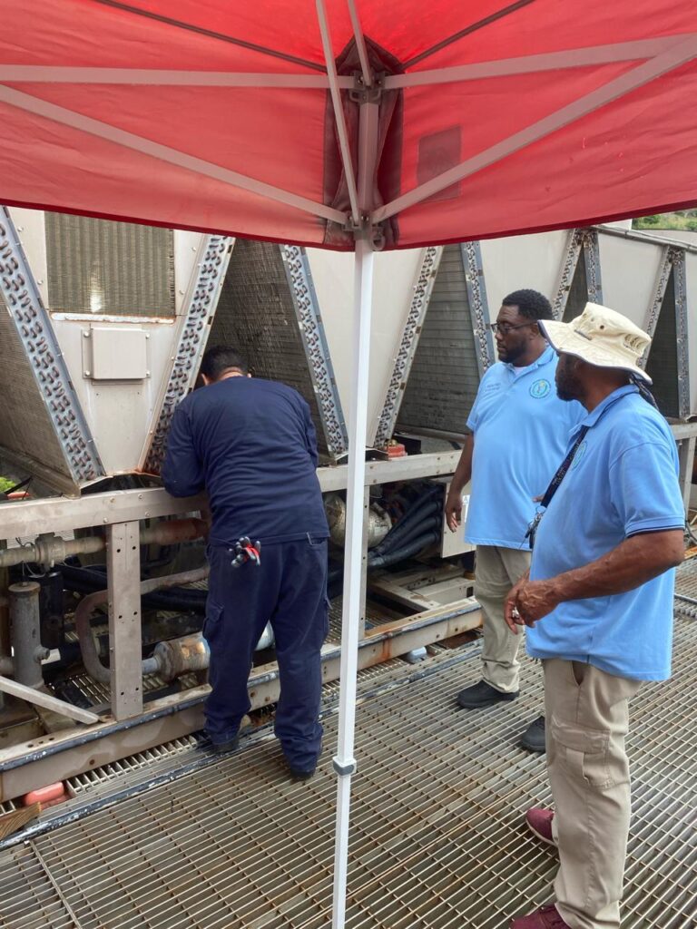 Expert Technician Arrives to Fix Air Conditioning Issues at Dr. D. Orlando Smith Hospital