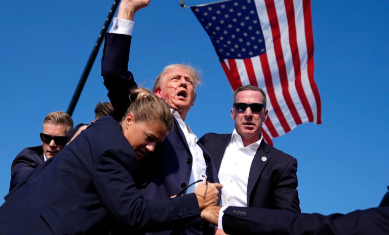 Trump Rushed Off Stage Amid Gunfire Scare at Butler, Pa. Rally