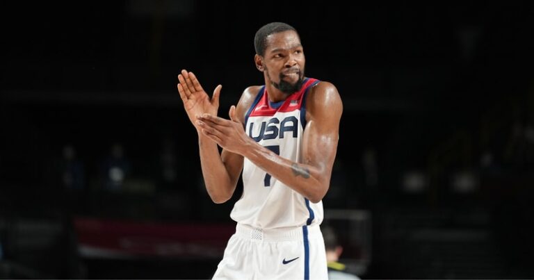 Kevin Durant Becomes All-Time Leading Olympic Scorer in USA Basketball History