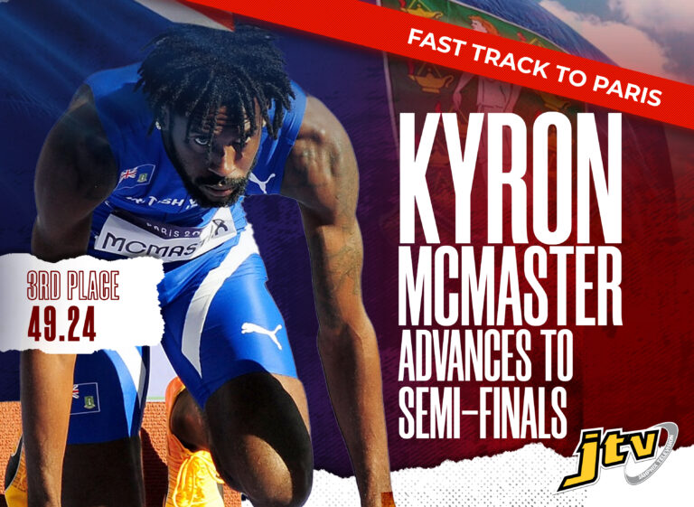 Kyron McMaster Glides into 400m Hurdles Semi-finals