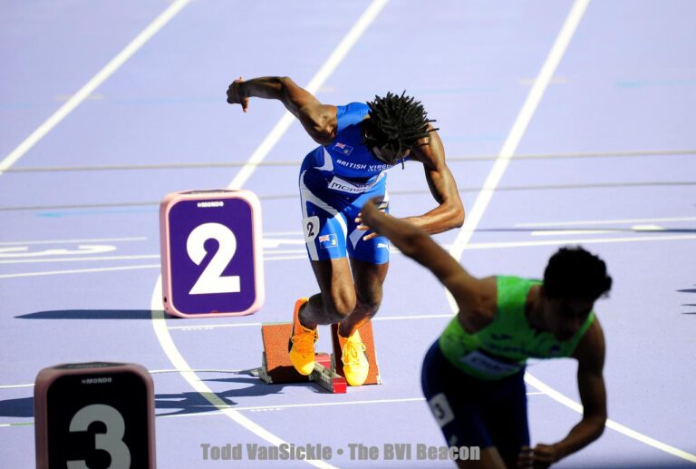 Kyron McMaster Wins 400m Hurdles Heat, Advances to Finals