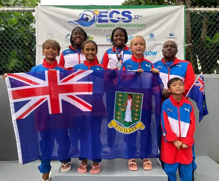 BVI Returns to OECS Swimming Championships, Secures Silver Medal