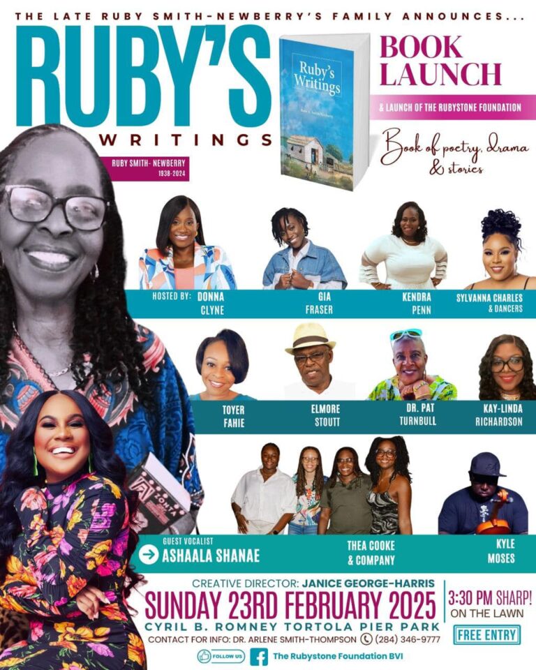 BVI to Honour Late Educator Ruby Smith-Newberry with Literary and Cultural Celebration