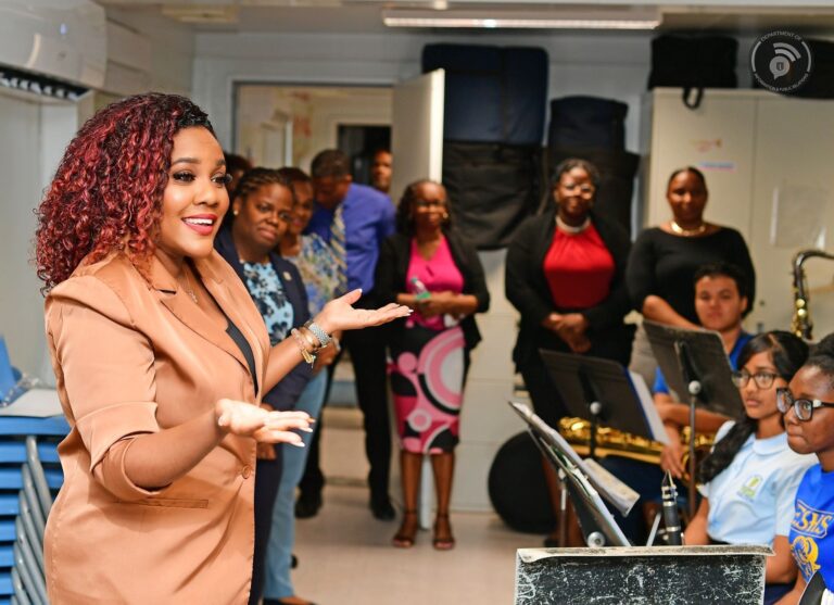 Ashaala Shanae Gives Back to Her High School’s Music Program in the British Virgin Islands