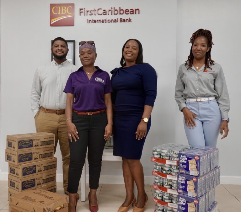 CIBC Caribbean Helps Restock Family Support Network Pantry in BVI