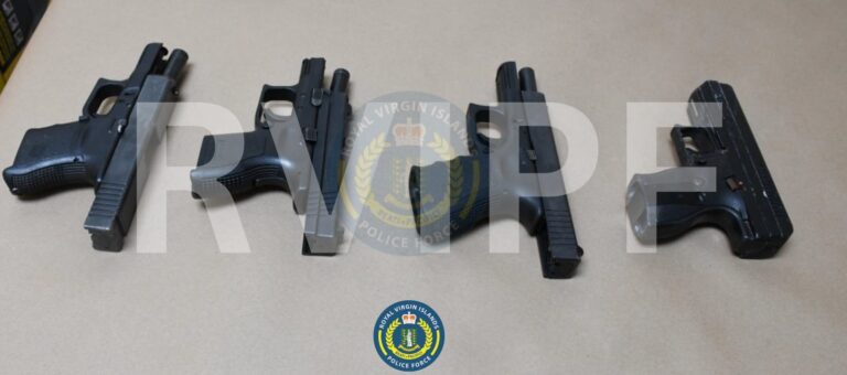 Four Firearms and 302 Ammunition Rounds Seized by RVIPF in First Six Weeks of 2025
