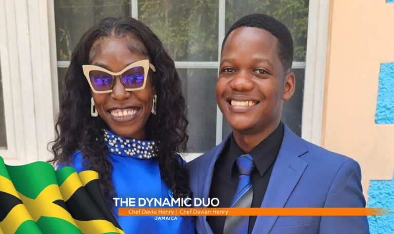 The Dynamic Duo: Chef Davio and Davian Henry Shine at Caribbean Baking Awards