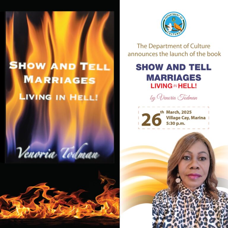Venoria Todman to Launch New Book “Show and Tell Marriages, Living in Hell”