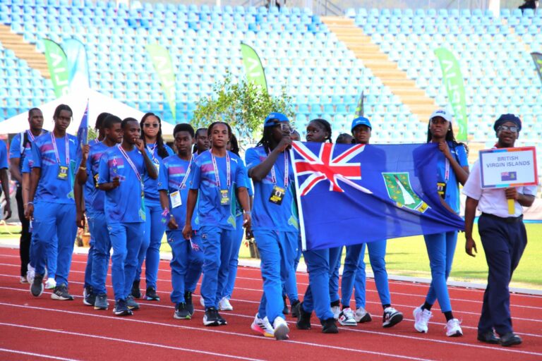 Team BVI Joins the Festivities at Carifta Games Opening Ceremony