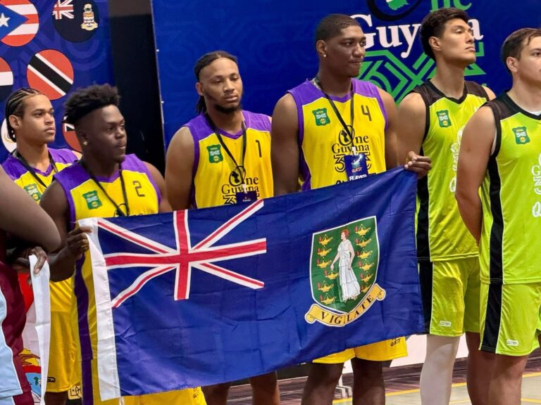 BVI Elite Battles Through Opening Day at One Guyana 3×3 Quest Tournament