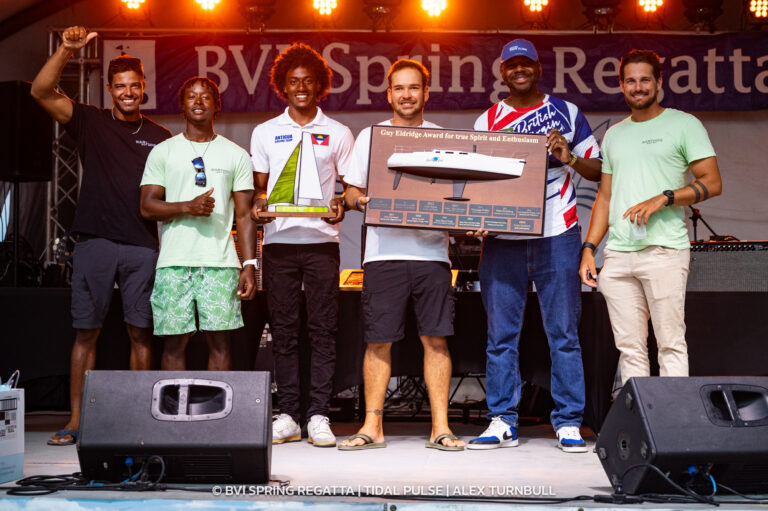 Premier Wheatley Presents Top Award at BVI Spring Regatta