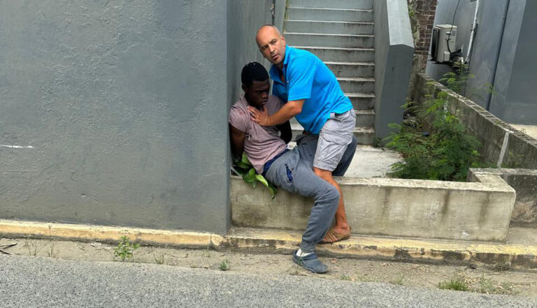 Man Detained in Alleged Break-In, Police Notified