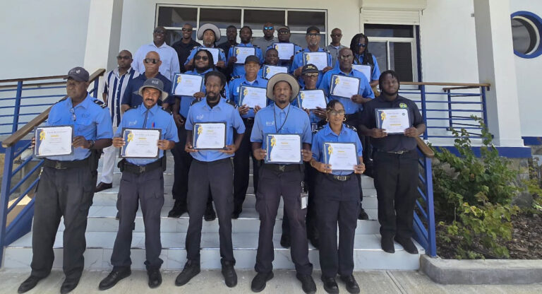 BVI Ports Authority Security Officers Complete Training in Partnership with RVIPF