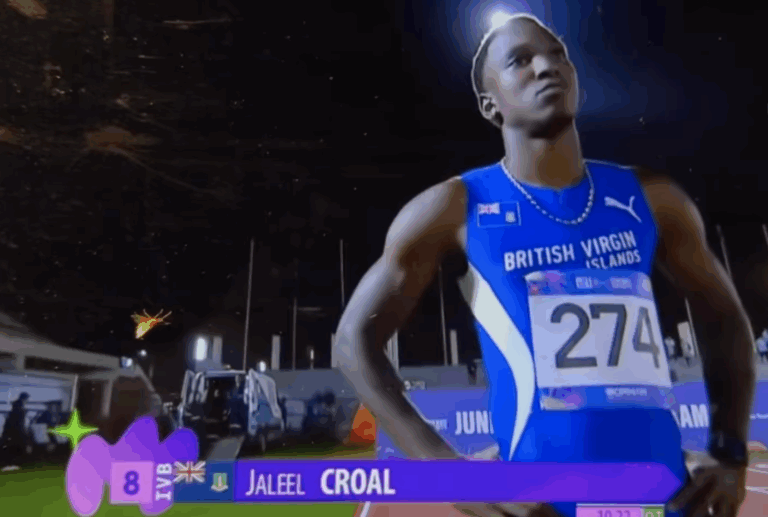 BVI’s Jaleel Croal Secures Bronze in 100 Meters at Junior Pan American Games