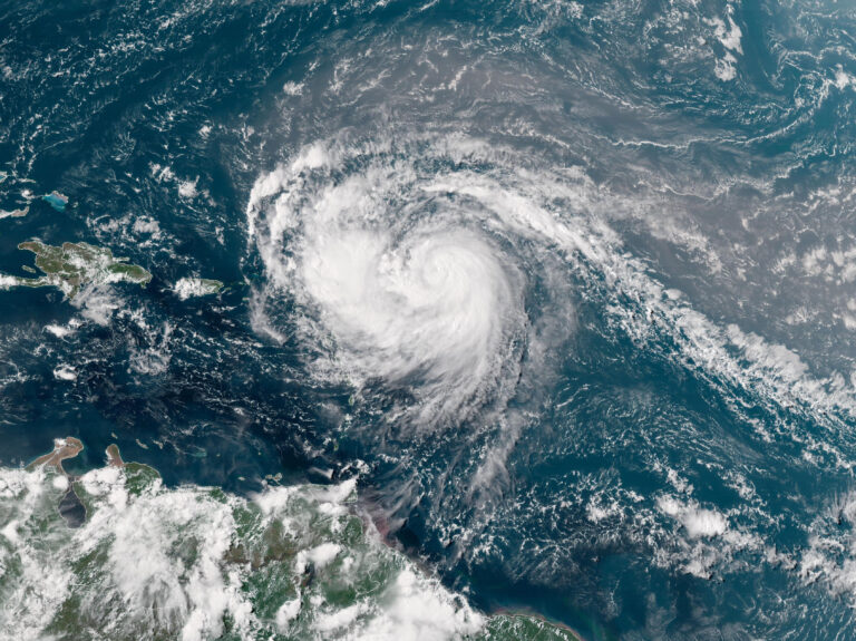 Hurricane Erin Strengthens as It Moves Toward Northern Leeward Islands
