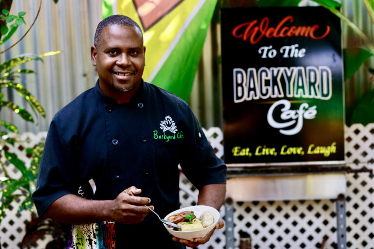 Guyanese Chef Delven Adams to Showcase Backyard Café in Chef Showdown