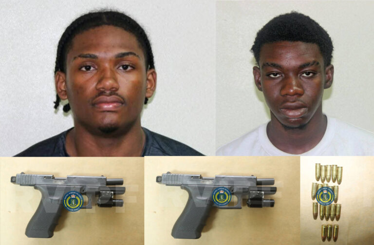 Two 18-Year-Olds Charged After Firearm Seizure in Diamond Estate