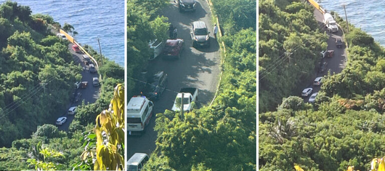 RVIPF Reports Accident With Injuries on Sophie Bay Hill