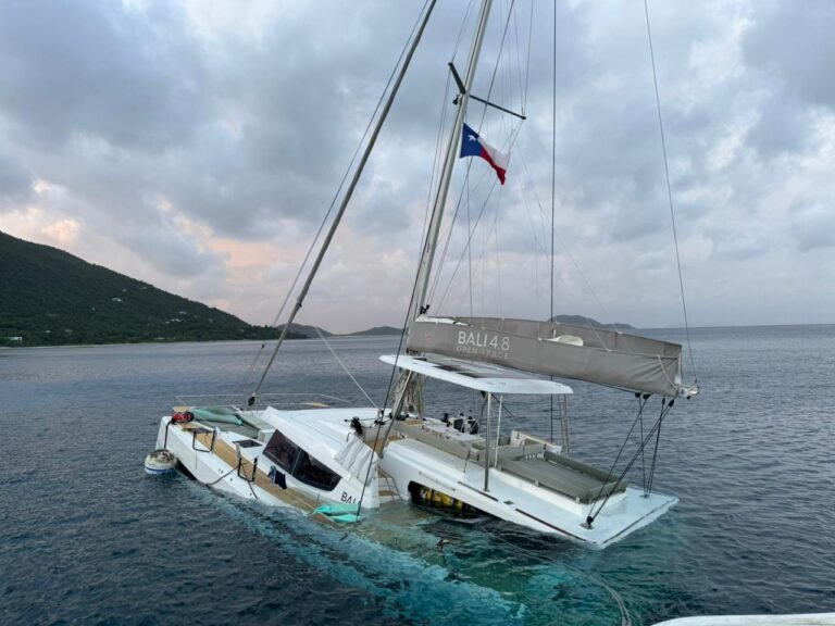 Catamaran ‘Borrowed Bounty’ Sinks Near Seal Dog Island; No Injuries Reported