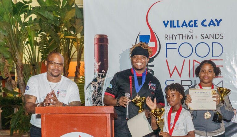 St Lucia’s Elijah Jules cooks his way to victory at the Village Cay and Rhythm + Sands Festival