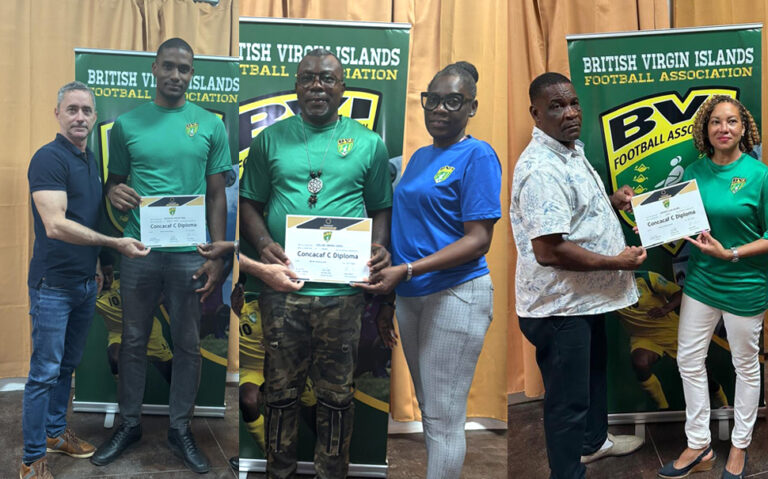 Five Coaches Earn Concacaf C Licenses as BVIFA Expands Youth Development Efforts