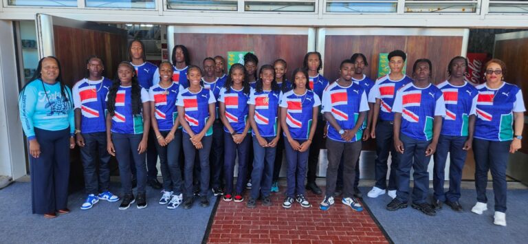 Team BVI Departs for Grenada Ahead of 53rd CARIFTA Games