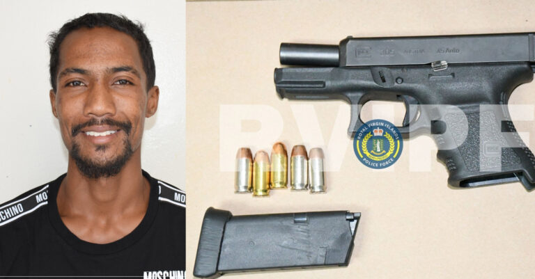 Virgin Gorda Man Charged After Police Recover Firearm and Cannabis During Patrol