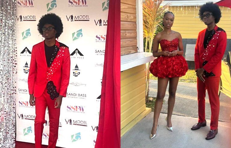 Mystiq Flax Charles Wins Best Look of the Night at Style Week Event