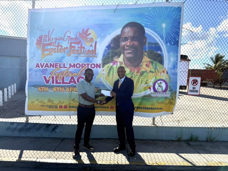 Wheatley Supports Virgin Gorda Easter Festival with Annual Donation